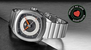Time Master 70 retro wristwatch inspired by 1970s design