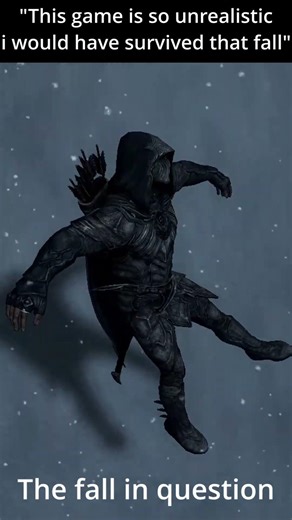 The fall in question #skyrim