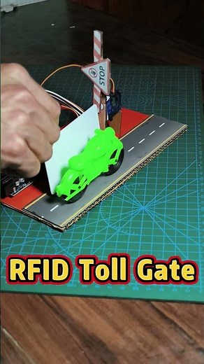 Automatic Toll Gate using RFID & Servo