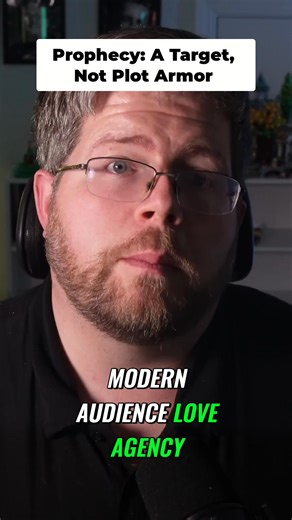 Modern audiences crave agency. Instead of a fixed fate, give your character a choice. Prophecies are a burden, ruining normal life. Conflict isn't about fulfilling destiny, but resisting it. Make destiny a target, costing them relationships, safety, or their soul. #WritingTips #CharacterDevelopment #Storytelling #FictionWriting #HeroJourney | The Nerdy Novelist