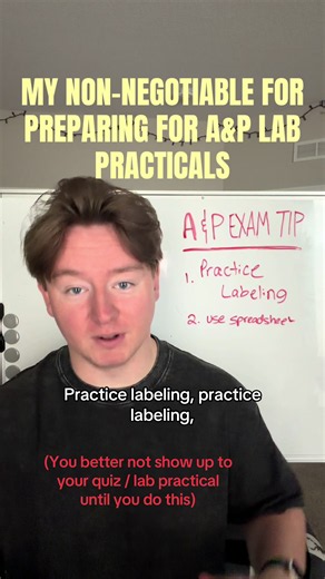 Non-negotiable Prep for A&P Lab Practicals