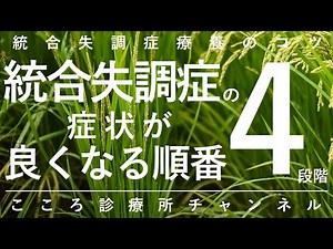 【統合失調症】統合失調症の症状が良くなる順番4段階【精神科医が10分で説明】急性期症状｜陽性症状（幻聴・妄想など）｜陰性症状｜認知機能障害