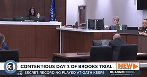 What happens if Darrell Brooks continues to interrupt during his trial?