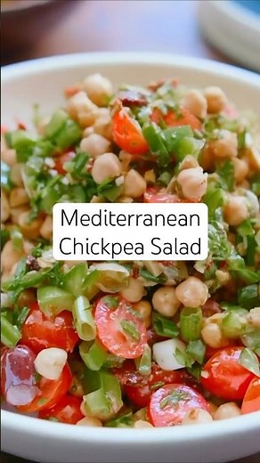 Mediterranean Chickpea Salad Recipe | Balela Salad