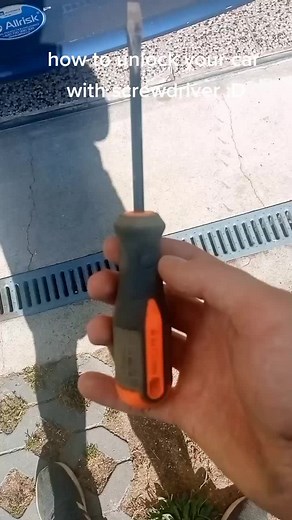 How to Break a Car Window with a Screwdriver