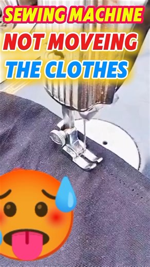 Cloth Not Feeding? Fix Sewing Machine Feed Dogs in Seconds! 🧵#sewingmachine#shorts