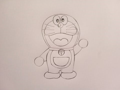 doraemon drawing easy step by step | how to draw doraemon step by step #drawing #art #video