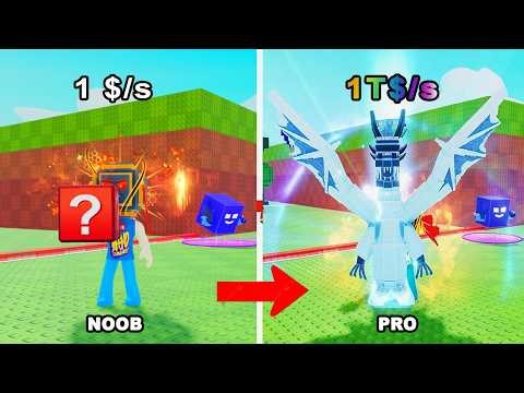 From NOOB to PRO in 3 HOURS?! Be a Lucky Block Roblox is Addictive!
