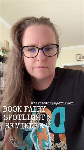 Just a teminder i am @sarcasticpageturner_ spotlight feature this week. If you want ro wina chance book fairy me or her. I will be starting a spotlight feature as well on august 1 so if you want a chance then book fairy me to be entered. Thank you to wveryone who has already fairiedbme. Im so thankful ! #abushelandapeckdesigns #bookfairy #bookfairyspotlight #books #reader milo etoread #bookhoarder #bookcollector #books #booktok