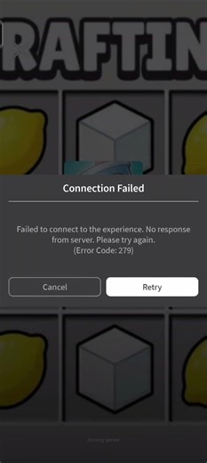 ERROR CODE 279 IS EVERYWHERE how to fix it :( #roblox #shorts