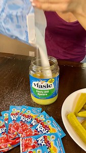 She made THAT with KOOL-AID and PICKLES?! 😮 She makes a yummy treat using Kool-Aid and pickles! Please be advised that this page’s videos are intended for entertainment purposes only. The videos on this page include scripted dramas, satires, parodies, magic tricks, and other forms of entertainment. Names, characters and incidents are often the product of the director’s imagination, so any resemblance to actual persons or actual events is purely coincidental. | Olivia