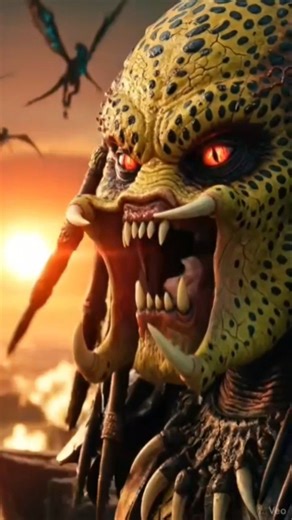 Predator Attack at Earth #predator #avp #alien #yautja #movie