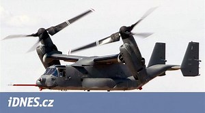 Poprvé v Česku. Podívejte se na konvertoplán Osprey - iDNES.cz
