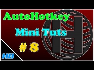 AutoHotkey Mini Tutorial #8(Suspending AutoHotkey Hotkeys)