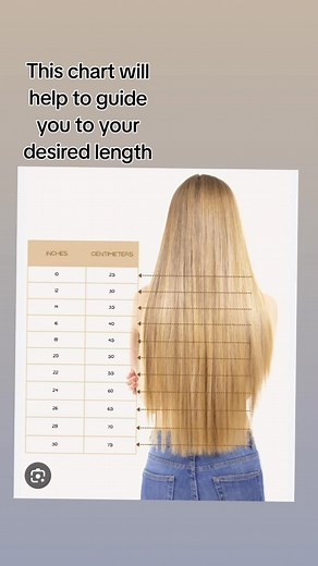 Hair Extension Length Chart Guide: Find Your Desired Length