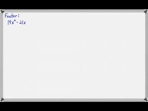 Factoring out the GCF