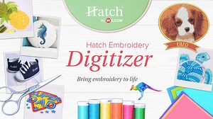 Hatch Embroidery Digitizer