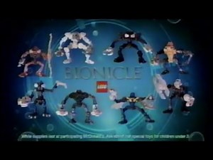 [Full & Better Quality Too!] USA TV 2007 McDonald's LEGO Bionicle Figures Commercial - Happy Meal