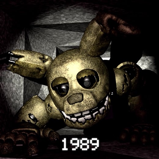 Evolution of FNAF Springbonnie Animation