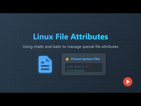 🔐 Protect Your Linux Files: Master File Attributes with chattr & lsattr!