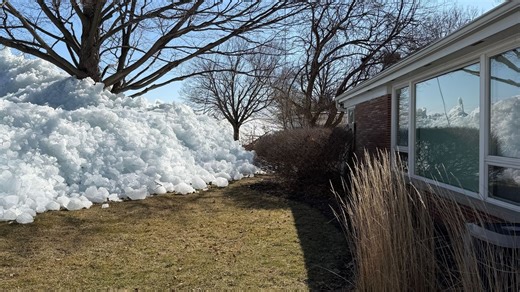 PHOTOS: Ice shoves start to pile up, threatening homes on west shore of Lake Winnebago