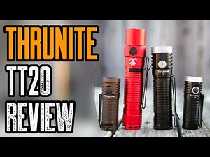 Best Tactical EDC Flashlight | Thrunite TT20 Review | USB-C