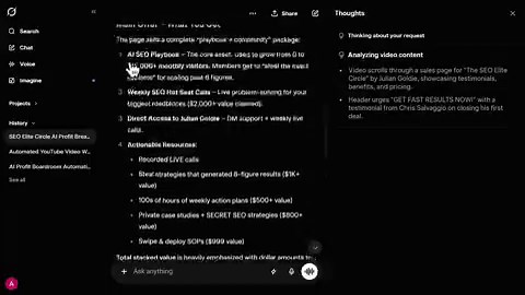Grok just got an update almost nobody is talking about. And it can replace your whole content team.Elon's new model is called Grok 4.3.It does not just talk to you.It actually does the work for you.You can drop a full video into the chat.It watches the whole thing.Then it writes a full report and turns it into a slide deck.You do not even need to open another app.It builds the files right there.And the crazy part?It actually costs less money to use now.If you want to build a smart business, you