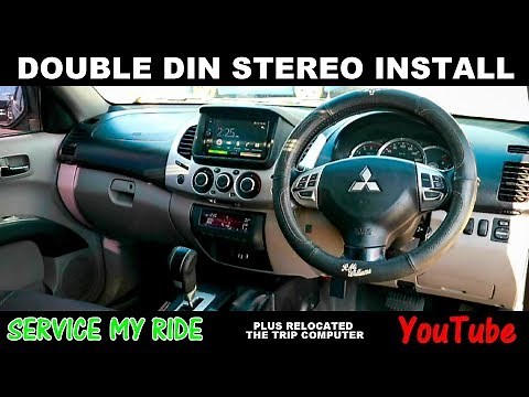DOUBLE DIN STEREO INSTALL WITH ANDROID AUTO sony xav-ax100