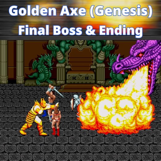 Final Boss & Ending, from Golden Axe on the Sega Genesis. I am Ax Battler. Wolfen Films is Tyris Flare. Recorded 7/27/23. Enjoy! #retro #retrogames #arcadegames #sega #segagenesis #goldenaxe | Black Retro Gamer