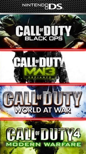 All Call of Duty Games on Nintendo DS #callofduty #games #playstation #gaming