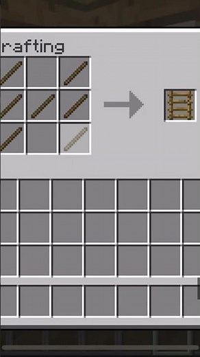 How to make ladder in mine craft