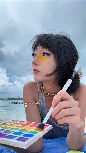 Ａｒｔｉｓｔｂｏｉ.( s̶o̶ i̶ h̶o̶p̶e̶ ) on Instagram: "Tropical storm makeup tut ASMR? #fypシ #fypシ゚viral #motd #whatisgoingon #travel #caribbean #islandlife #rainasmr"
