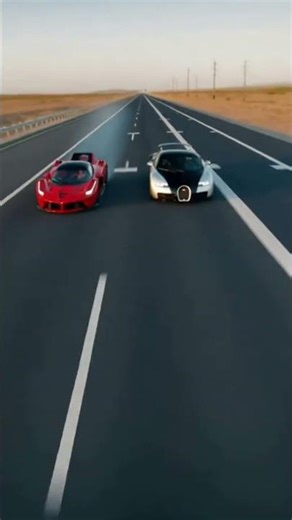 Ferrari LaFerrari vs Bugatti Veyron — The Ultimate Showdown of Power! 💥🔥