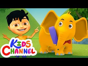 एक मोटा हाथी, Ek Mota Hathi Jhumke Chala, Tinku Tv Hindi Baby Songs and Preschool Nursery Rhymes