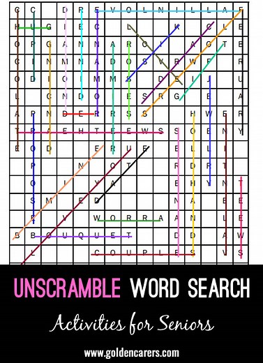 Unscramble Word Search - St. Patrick's Day