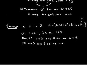 Partial Order Relation