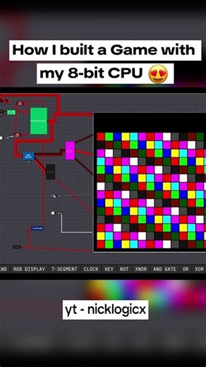 MY CUSTOM CPU IS SO COOL #computerengineering #cpu #technology