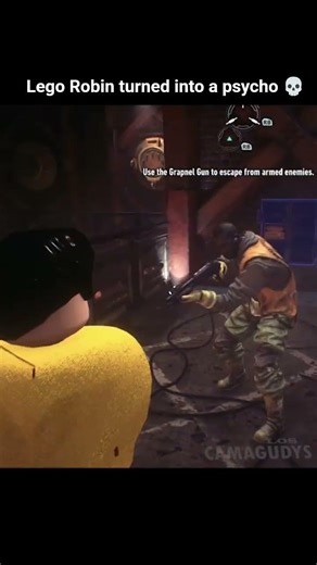 Batman and Robin turned into a lego characters