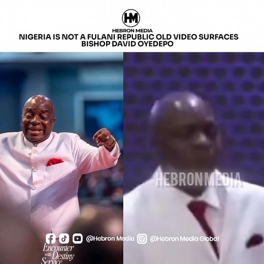 29K views · 1K reactions | Nigeria is Not a Fulani Republic - Bishop David Oyedepo Old video Surface the internet #HebronMedia | Hebron Media | Facebook