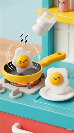 Magic Mini Egg Flip 🍳✨ | Tiny Kitchen Cooking Fun