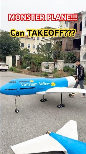 Giant Homemade Boeing 747 – Can It Take Off?