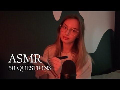 asmr | asking you random questions