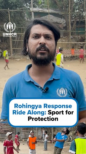 UNHCR, the UN Refugee Agency on Instagram: "Join the ‘Rohingya Response Ride Along’ with @unhcr_bgd where we highlight what we do in the world’s largest refugee camp. Today, we’re following Amay as he shows us how Sport for Protection can make a difference in the lives of refugee youth and adolescents. ⛹️‍♂️ #HumanitariansAtWork"