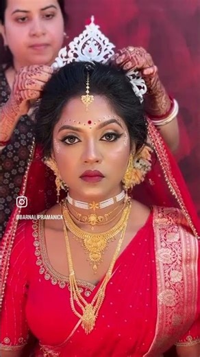 Yesterday bride sis #shorts #bridelmakup #weddingmakeup #weddingbeauty #wedding #makeuptutorial