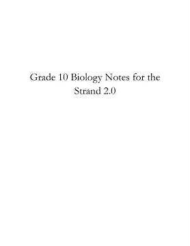 grade 10 biology strand 2 anatomy and physiology of plants notes