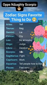 Zodiac Signs Favorite Thing To Do 😱🙊 #zodiac #zodiacsigns #ZodiacSignsDaily #zodiacfacts #ZodiacTraits #ZodiacVibes #astrology #astrologyreadings #fypシ #fypシ゚viralシfypシ゚viralシalシ #fypシ゚viralシfypシ゚viralシalシfypシ゚viralシfypシ゚viralシalシ #fbreelsvideo | Kusina ni Abyang