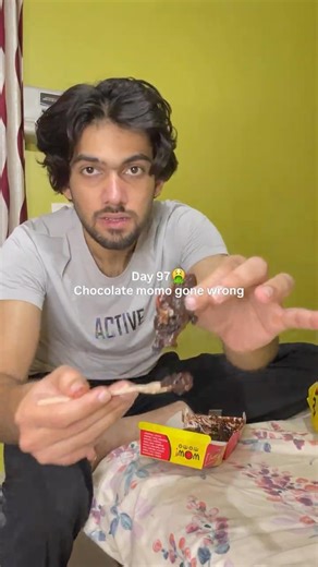 Day 97 - Chocolate momo gone wrong 🤮 #minivlog #dailyvlog #minivlogseries