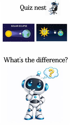 ☄️solar eclipse Vs lunar eclipse.what's the difference?#easy#viral#education #englishspeaking