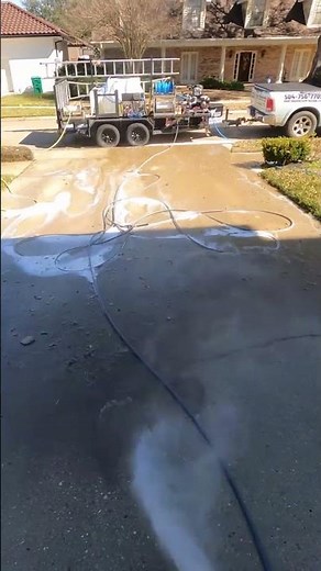 Satisfying Driveway Pressure Washing Transformation | Watch Years of Dirt Disappear