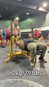 8K views · 144 reactions | This is the heaviest raw bench press on a legitimate video ever, Julius Maddox benching 360kg (793lbs). His best in competition is 355kg. | PTC Headquarters | Facebook